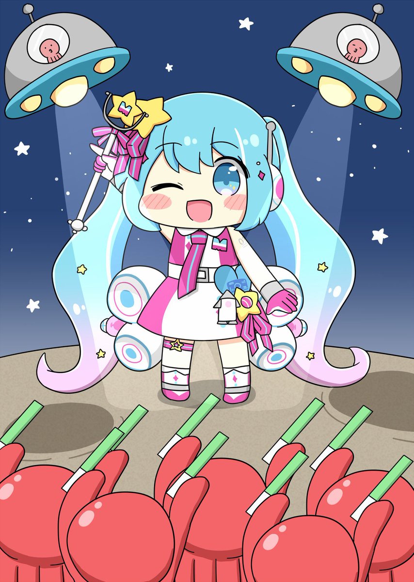 初音ミク ,null 「おつかれさまでしたー!#マジカルミライ10th 」|ねこみんのイラスト