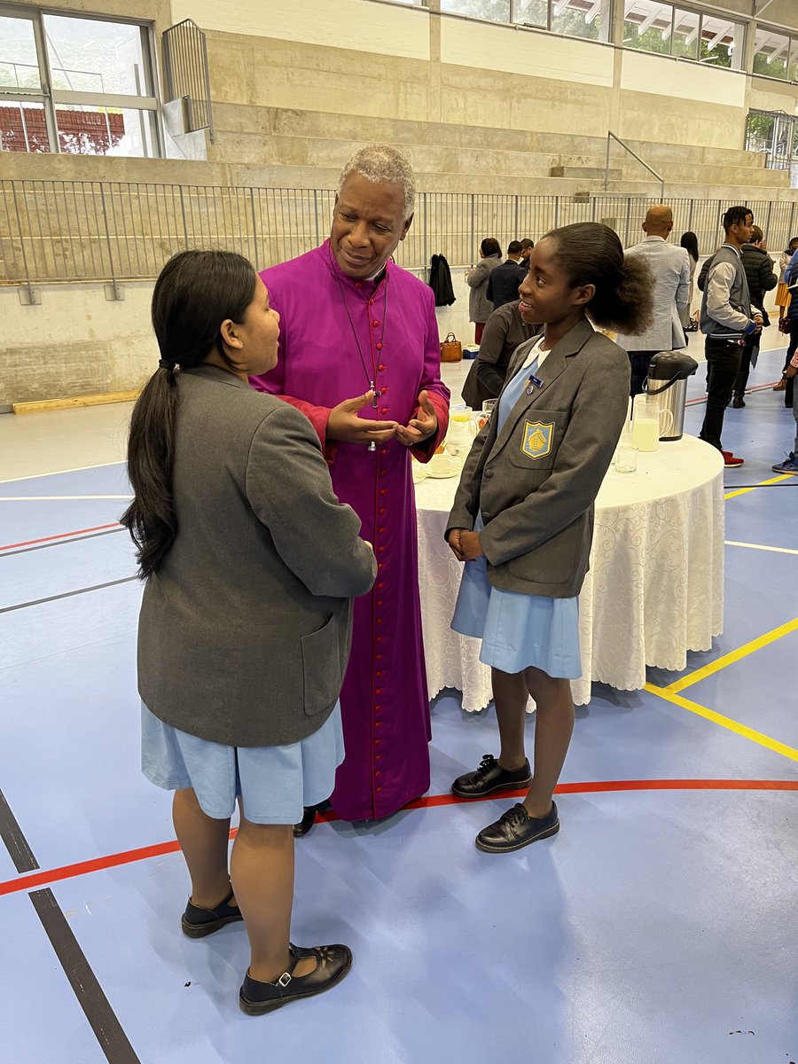 ArchbishopThabo's tweet image. It pouring with rain in Cape Town , after this glorious schools confirmations service this morning . Congratulations boys and girls.