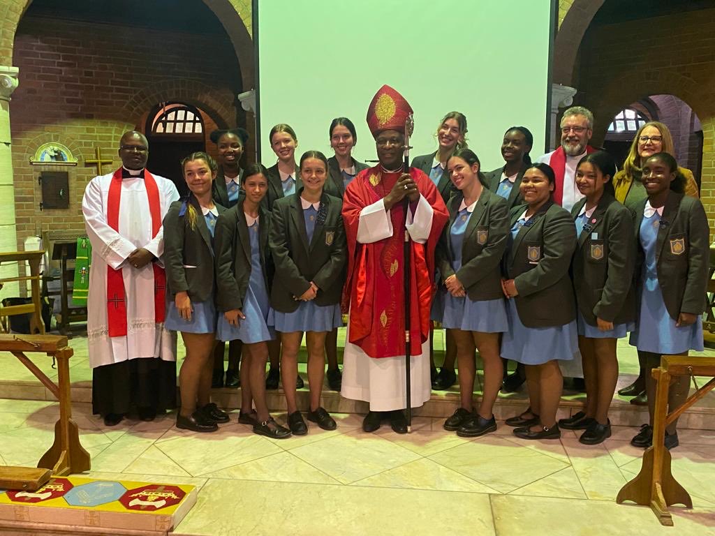 ArchbishopThabo's tweet image. It pouring with rain in Cape Town , after this glorious schools confirmations service this morning . Congratulations boys and girls.