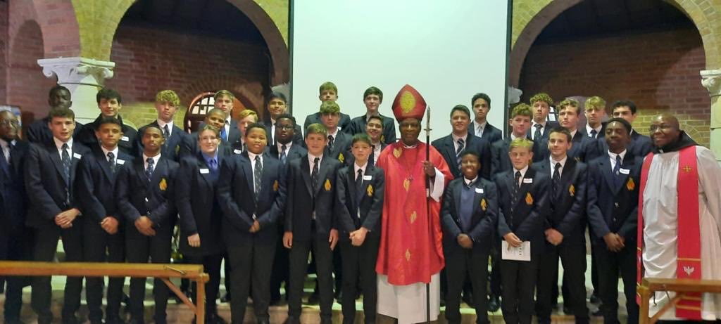 ArchbishopThabo's tweet image. It pouring with rain in Cape Town , after this glorious schools confirmations service this morning . Congratulations boys and girls.
