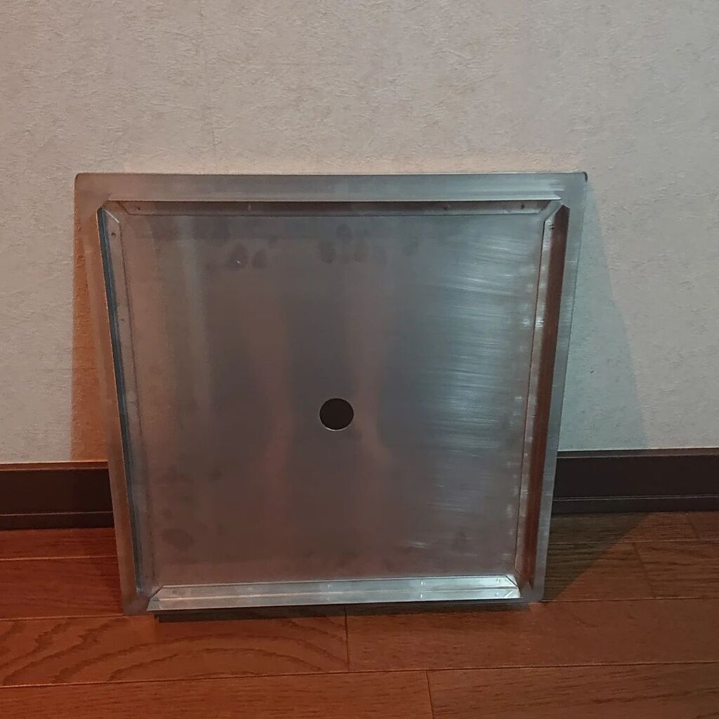 MDHappa's tweet photo. 出来ました！
え？何かって？
フタだよっ‼️ｗ

#MDH #フタ #ステンレス #stainless_punchingboard #stainless #DIY #手作り #自作 https://t.co/joHmlBsFll