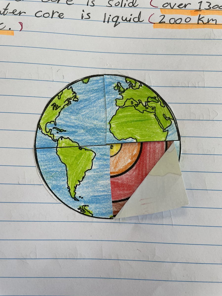 Some beautiful structure of the Earth models being produced last week! The idea is to peel back the surface to see the layers🌏