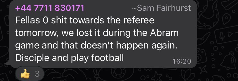 SIN BIN OF THE DAY GOES TO: