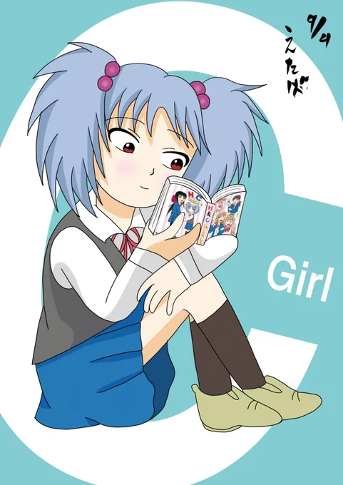 【ファンアート】今日はコミティアがあったのでプレゼント用のイラストを描きました。こちらは秋月千津子さんへの作品。私の「H&amp;C Girls」より吹雪とほのかを描きました。吹雪が好きなようなので、活躍させたいです。 