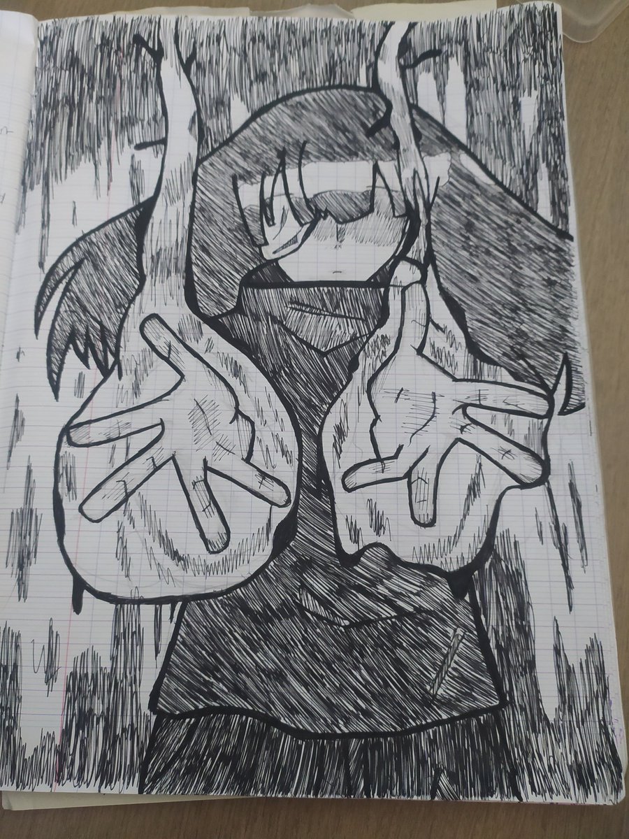 ynsynsynsyns1's tweet photo. misa in JujutsuKaisen by me #OC #JJK #JujutsuKaisen #呪術廻戦 #draw #drawing https://t.co/TASde5kADD