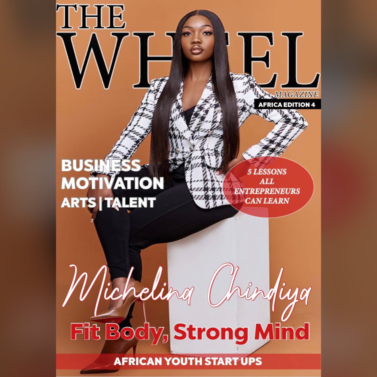 WheelMagazine's tweet image. We have steered the ship to where it belongs, THE TOP ! Your #magazine of choice yet again brings you more #inspirational stories of #youth #entreprenuers in Africa!

Featuring our star cover @MISSCHINDIYA 💛🌟

Access our magazine on our website on : thewheelmag.co.zw