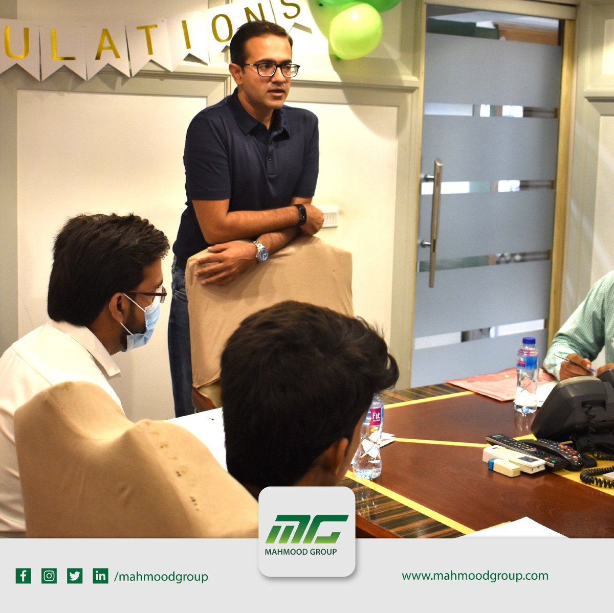 MahmoodGroup's tweet photo. The new batch of fresh young minds brimming with new ideas and energy are ready to embark on their professional journey at Mahmood Group.
We wish them good luck!
#MahmoodGroup #MTO #MTOJoining #Training #NewBatch2022 #MGFamily #EmployeeExperience #EmployeeEngagement https://t.co/fA2VUKUvYF