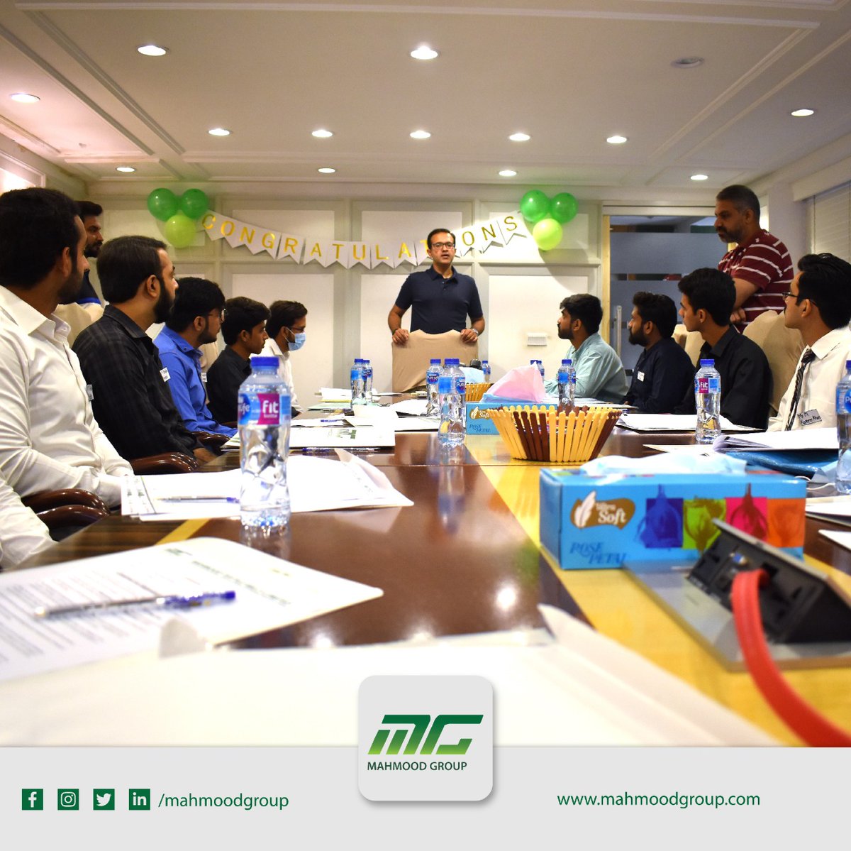 MahmoodGroup's tweet photo. The new batch of fresh young minds brimming with new ideas and energy are ready to embark on their professional journey at Mahmood Group.
We wish them good luck!
#MahmoodGroup #MTO #MTOJoining #Training #NewBatch2022 #MGFamily #EmployeeExperience #EmployeeEngagement https://t.co/fA2VUKUvYF