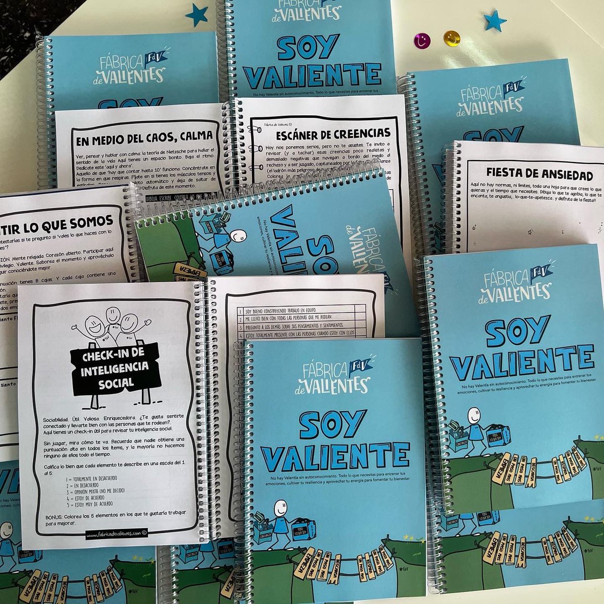 FdValientes's tweet photo. ¿Conoces nuestro material descargable y cuadernos para entrenar tus emociones inteligentes?
🍀Ed. limitada #madeinMallorca
🍀 Impreso en @esmentcomunidad
🍀También en PDF descargables
⏳Y hasta el 11/09 TODO con un 25% descuento
FYI 😀
For Your Inspiration
#workinprogressforever https://t.co/55vDLSTezG