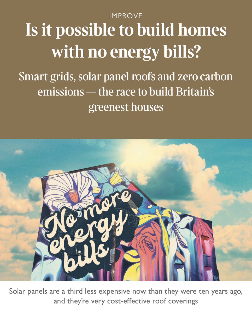 The CEO’s of Octopus &amp; Ilke Homes, came up with the 💡for Hope Green - a new development of eco houses in Essex that rely on Kraken, Octopus’ smart grid platform,to predict when to buy &amp; sell electricity with £0 bills for customers whilst still making a profit <a href="/thetimes/">The Times and Sunday Times</a> <a href="/melyork/">mel</a>