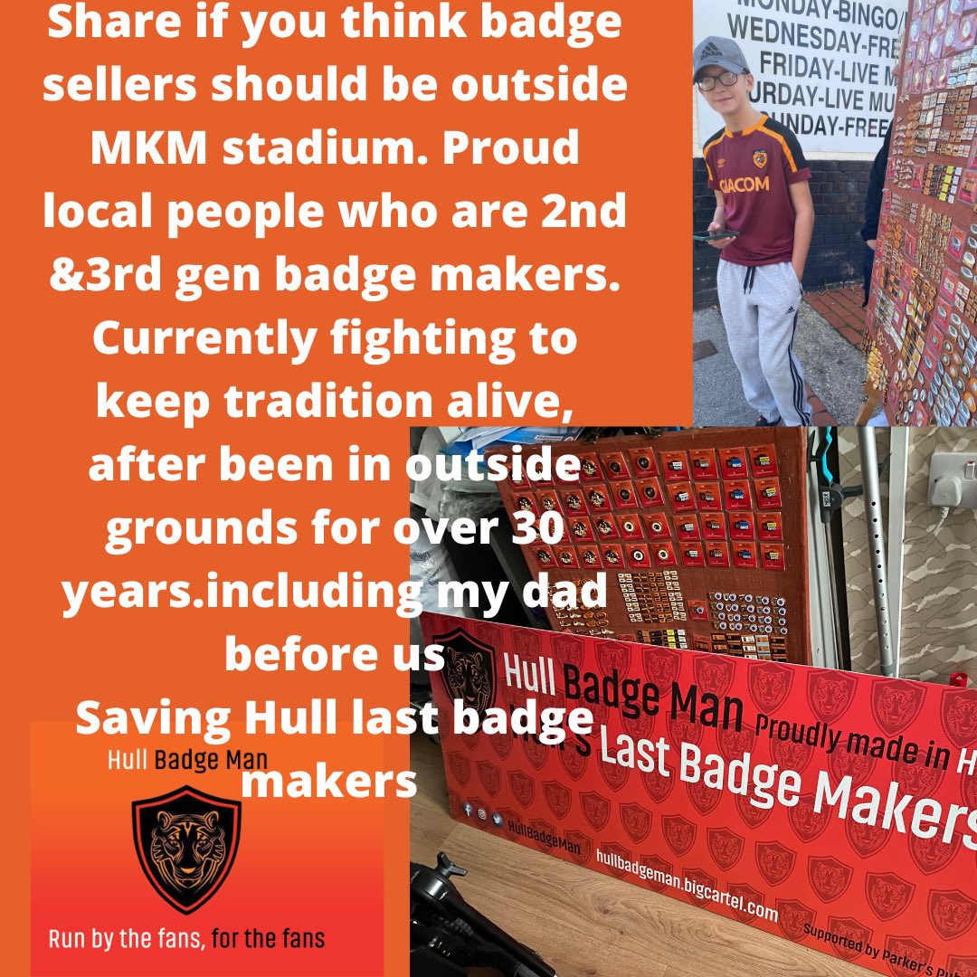 amykeyhcafc's tweet photo. Please share this tweet if you think @HullBadgeMan should sell outside the MKM again to keep family run business alive https://t.co/5VxB4vy3Eg