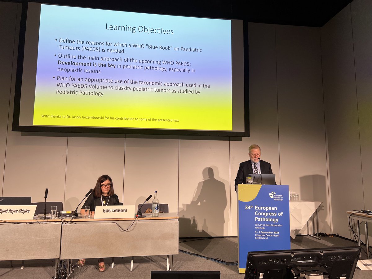 mreyesm's tweet photo. Presenting our #WHO-PAED5 book on the Classification of Paediatric Tumours at the #ECP2022BASEL #PediPath #Pathology https://t.co/an0u2d7BpT