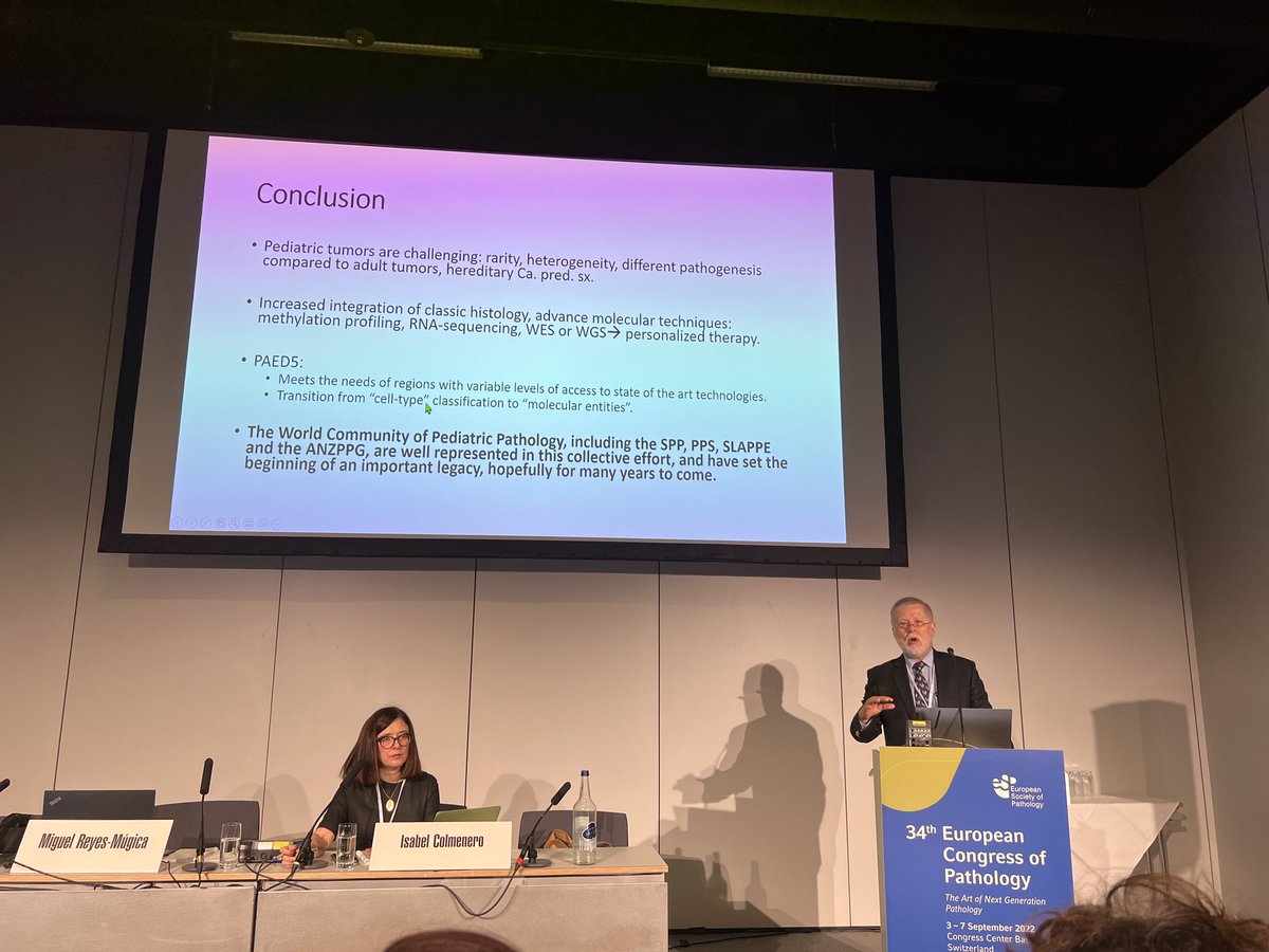 mreyesm's tweet photo. Presenting our #WHO-PAED5 book on the Classification of Paediatric Tumours at the #ECP2022BASEL #PediPath #Pathology https://t.co/an0u2d7BpT