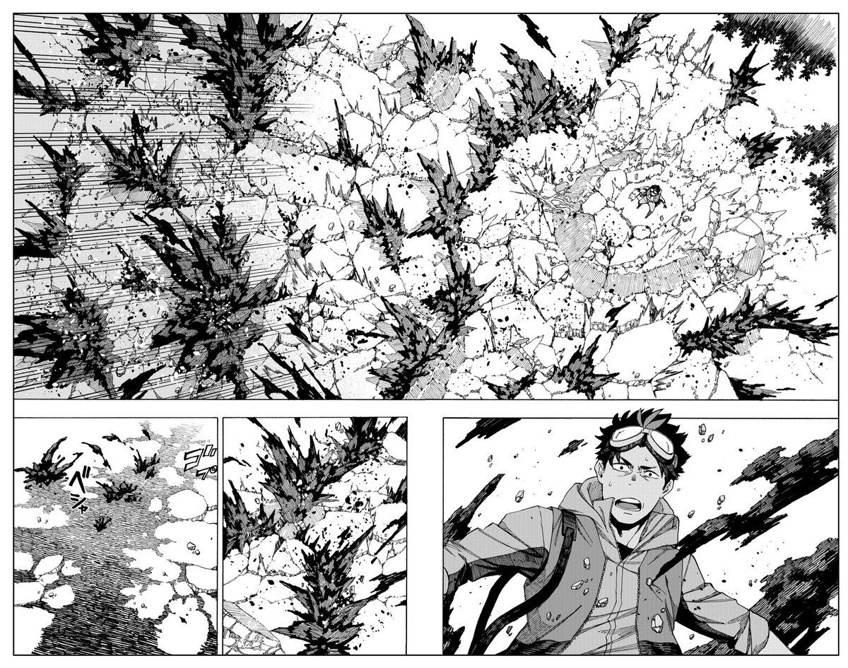 第1話で作画がめんどk…大変だったところ
地面から泥って…どうやって描いたらいいんだ!?って悩みながら描いた記憶 