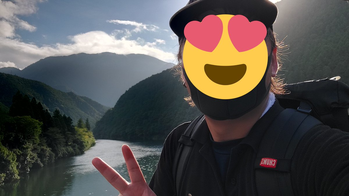 kingdomwanwan's tweet photo. バイクで渡れる吊り橋から(´･∀･｀) https://t.co/NrzwGD6xjB