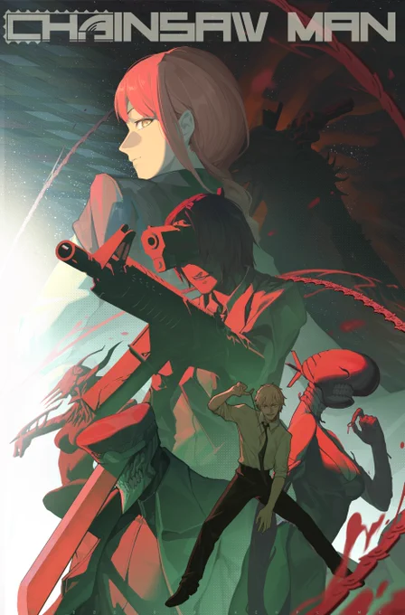 Illustration | Chainsaw  Black Plume 