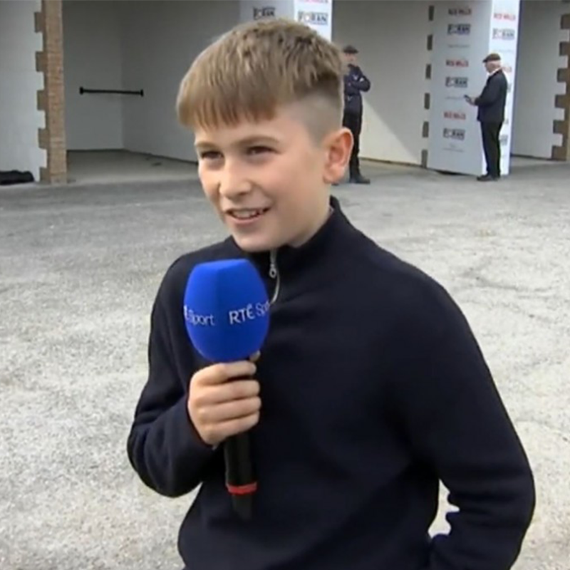 RacingPost's tweet photo. The Irish racing community is in mourning following the tragic death of Jack de Bromhead, 13-year-old son of leading trainer Henry and his wife Heather