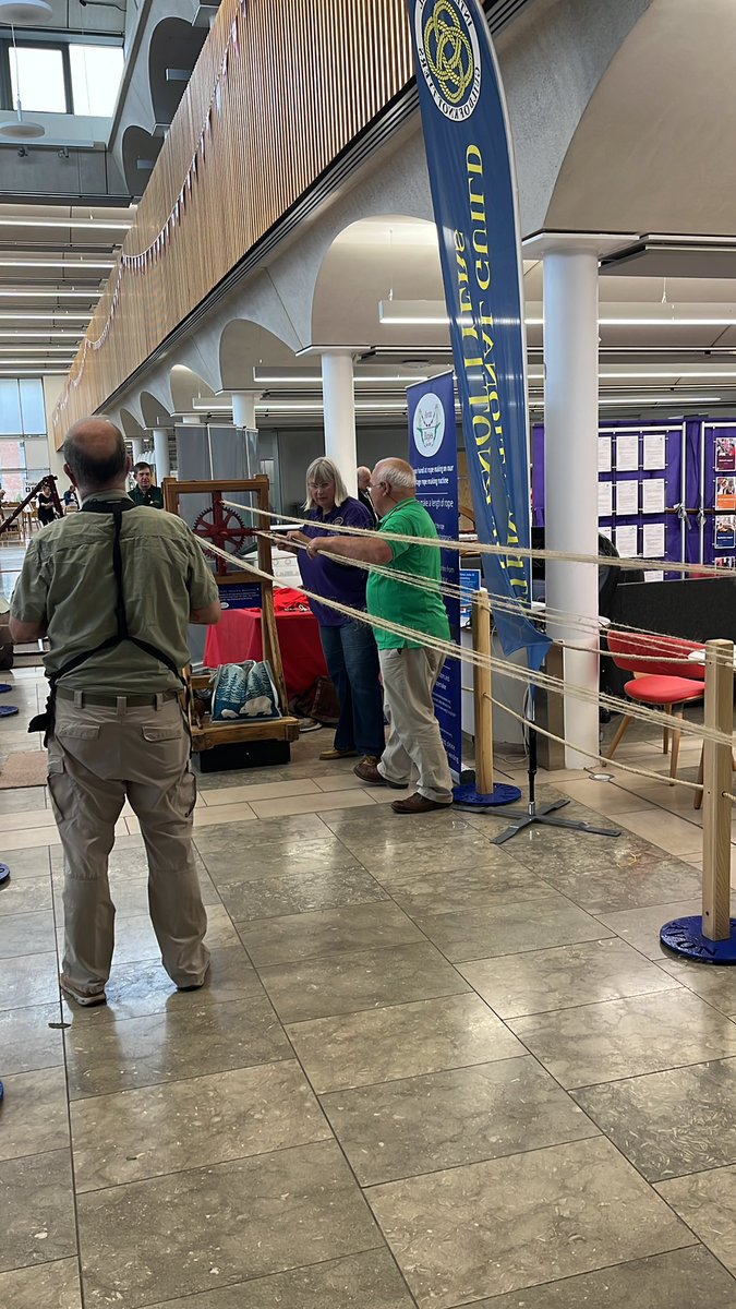 simbellsim's tweet image. Hmmm .. first time I’ve seen a rope walk … @GreatGeorgeWMB .. do you need a new one, may be able to pop one in my bag? @ccringing