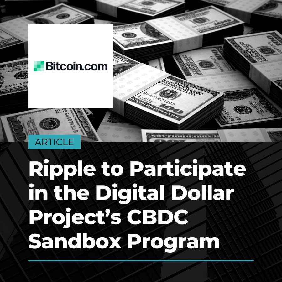 stedas's tweet photo. 🔥Ripple to Participate in the Digital Dollar Project’s CBDC Sandbox Program 

https://t.co/sn7KBKXuWX 

#fintech @Ripple $XRP https://t.co/wOgsLOSLm6