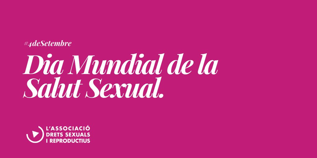 lassociaciodsr's tweet photo. En el Dia Mundial de la Salut Sexual, reivindiquem:

💜 Una salut sexual basada en la sobirania corporal i els DSIR
🏥 Sanitat 100% pública, universal i de qualitat
🙅🏾‍♀️ Erradicació de les violències masclistes
🫂 Posar les cures al centre
🌱 Una vida que valgui la pena ser viscuda https://t.co/QAuHsBxpp1
