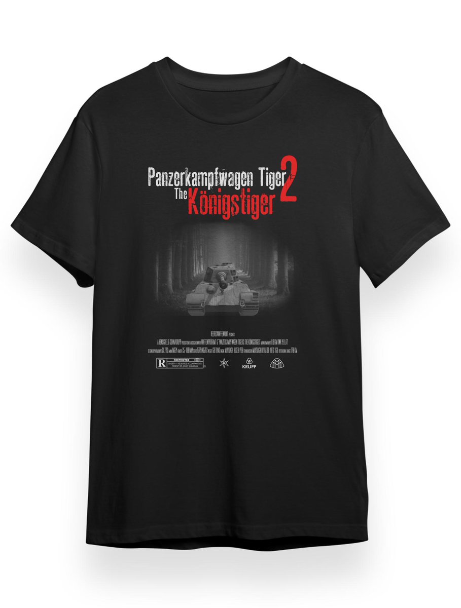 ⚠️YENİ⚠️

📌Panzerkampfwagen Tiger 2 T-shirt

🔗TRIBER:
my.triber.shop/KwK-Digital/pa…