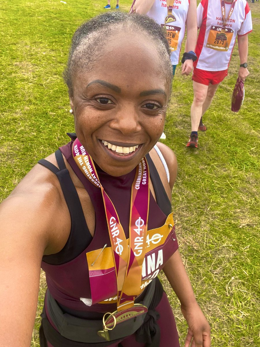 StyleVoyager_'s tweet photo. 🥇1 week to go until my 10th @Great_Run super excited 🏃🏾♀️ #gnr2022 #halfmarathon #rubymember https://t.co/7vhEopX3FB