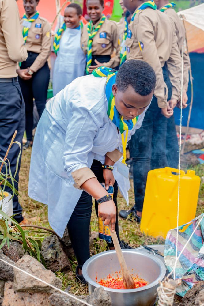 RwandaScouts's tweet photo. So amazing and important week, our #Scouts challenged each other in 4 days #NationalEducationCamp2022  which encouraged teamwork skills between the patrols as well as useful skills for life.
#scouting https://t.co/ElA69H2a2K