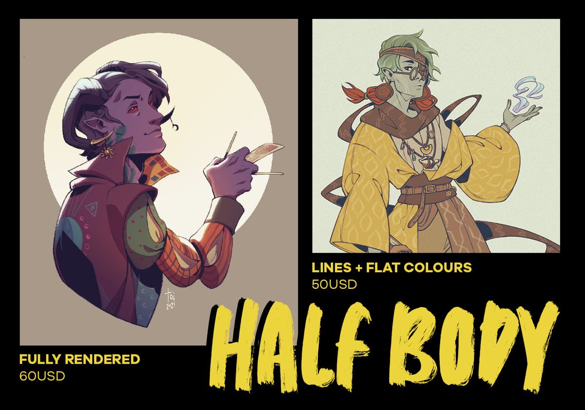 🌟OPENING COMMISSIONS AGAIN 🌟Only taking five commission slots, will update as slots get filled up!