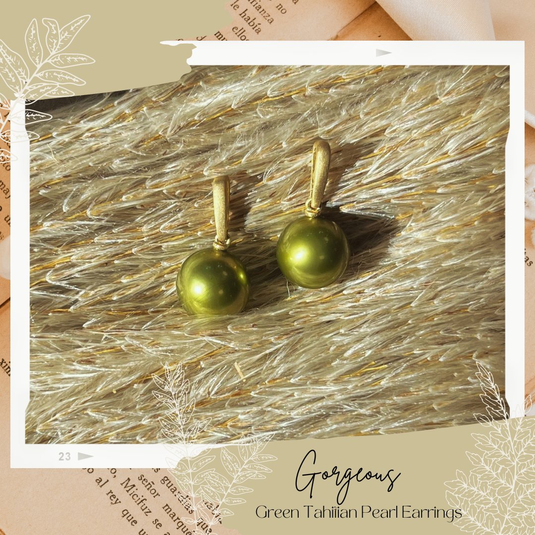 How stunning are these Green Tahitian Pearl earrings? perfect for Autumn, they radiate warmth and beauty... 

ER4774

#pearl #earrings #tahitian #pearls #jewellery #finejewellery #oakham #oakhamrutland #ShopMillStreetOakham #lovelocal #green