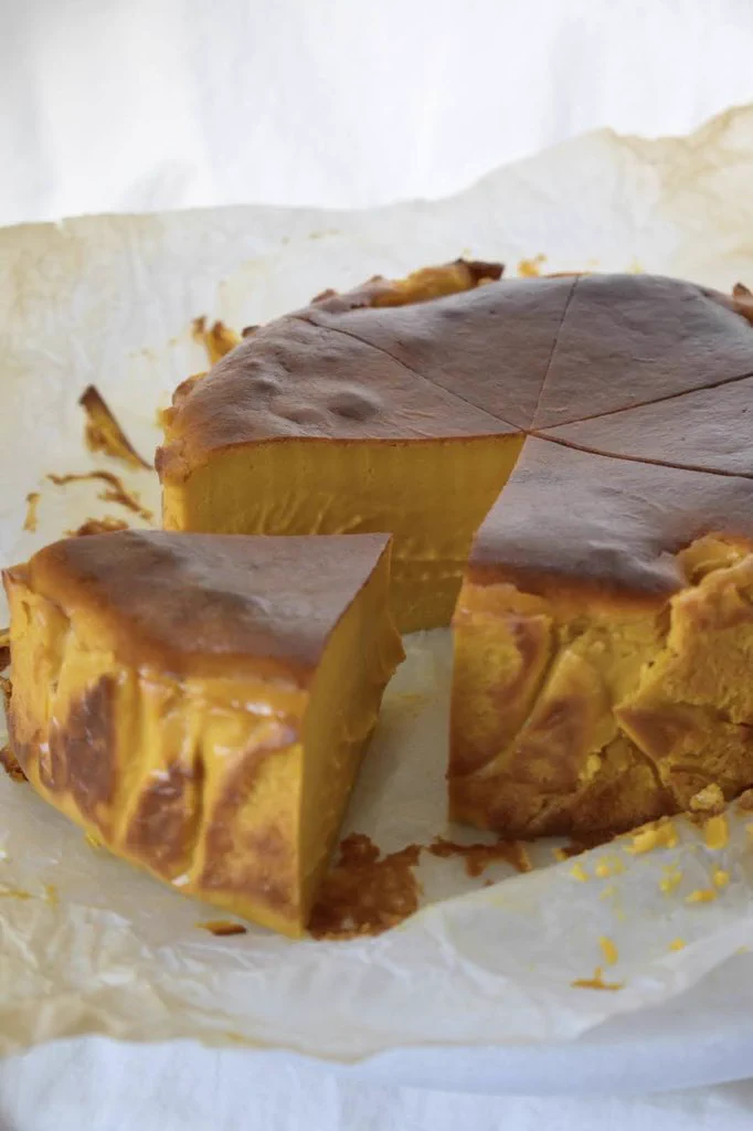 かぼちゃが美味しい季節！！ほぼカボチャなバスク風チーズケーキ！！