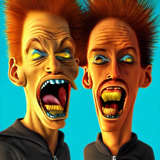 KenonRus's tweet photo. Beavis and Butthead глазами Stable Difusion, пиздец :D
#neurallove #stableDifusion #Beavis #butthead https://t.co/Td85i1ZAKi