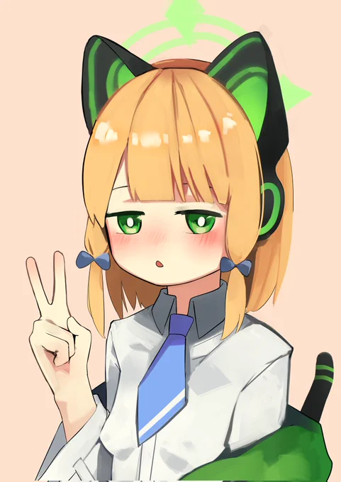ミドリのお題で描いた!
#ブルアカワンドロ部 
#イラスト 