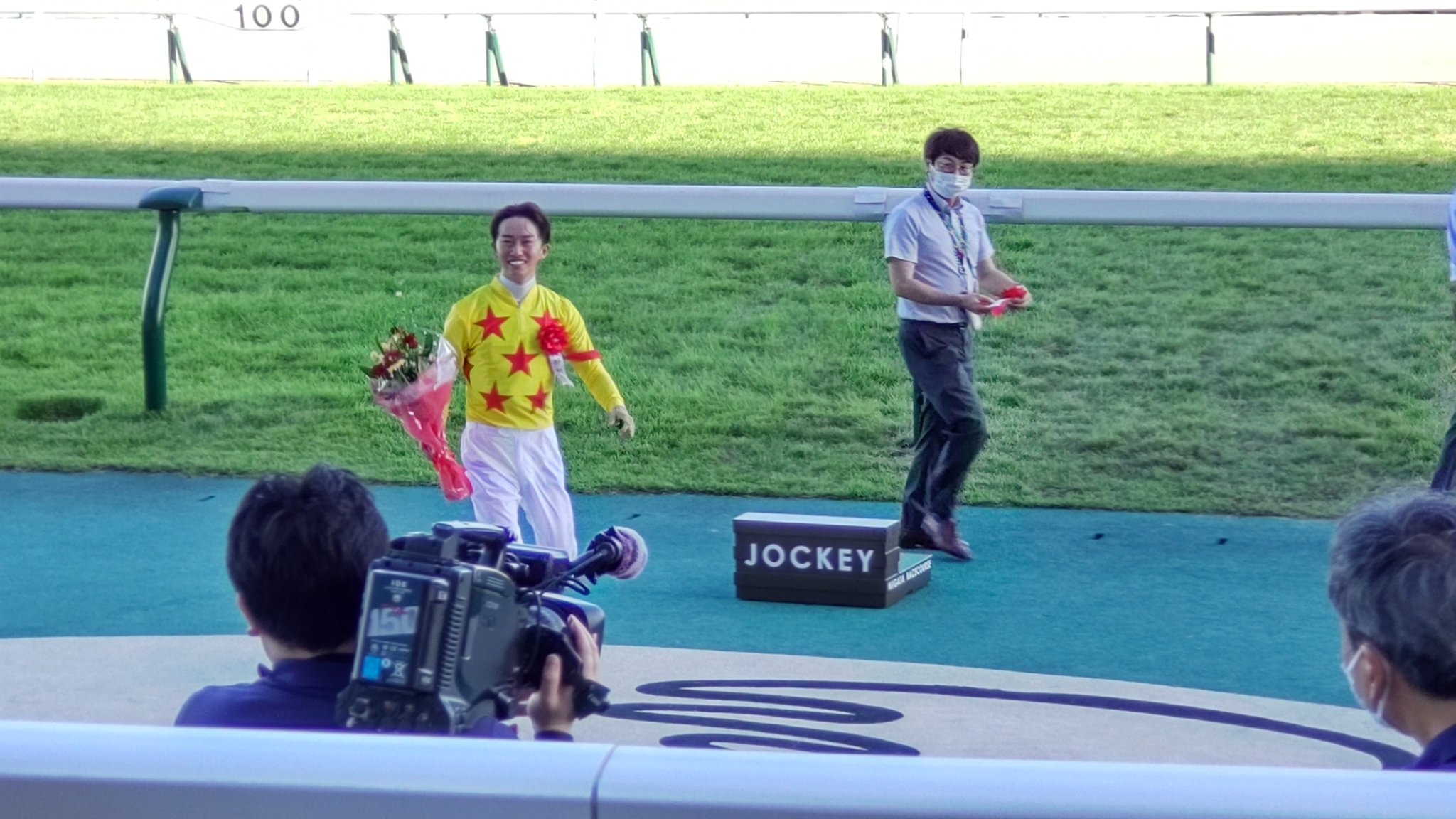 サウンドビバーチェ　実使用ゼッケン 　ターコイズS（G3）浜中俊騎乗 サウンドビバーチェ 実使用ゼッケン ターコイズS（G3）浜中俊