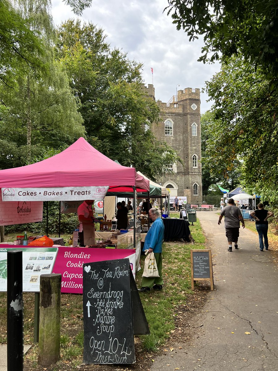 SE7Potter's tweet photo. Good morning, we’re all ready for you @Severndroog drop by the market &amp; enjoy a walk in the woods 😊 #MakersMarket #LocalEvent #SE18 #AutumnSunday #Walking https://t.co/wykgJzC6mD