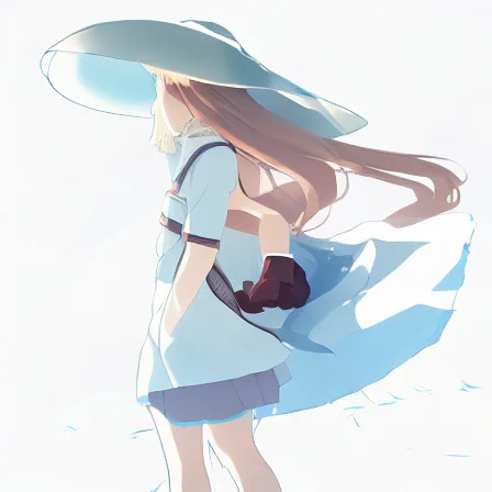 無事インストールできたのでAIにリーリエっぽいものを描いてもらってた 