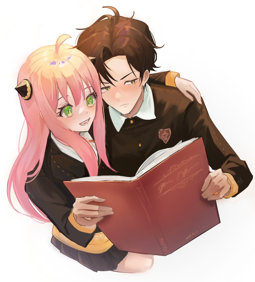 iChino_LEE's tweet photo. #スパイファミリー 
#SPY_FAMILY 
#ダミアニャ 
#ダミアニャ成長if 

アニャとダミアンはアルバムを見ている。 https://t.co/hfkY2Ej1pO