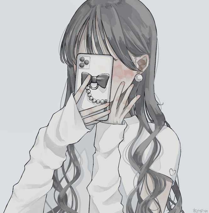 韓国女子風のtwitterイラスト検索結果