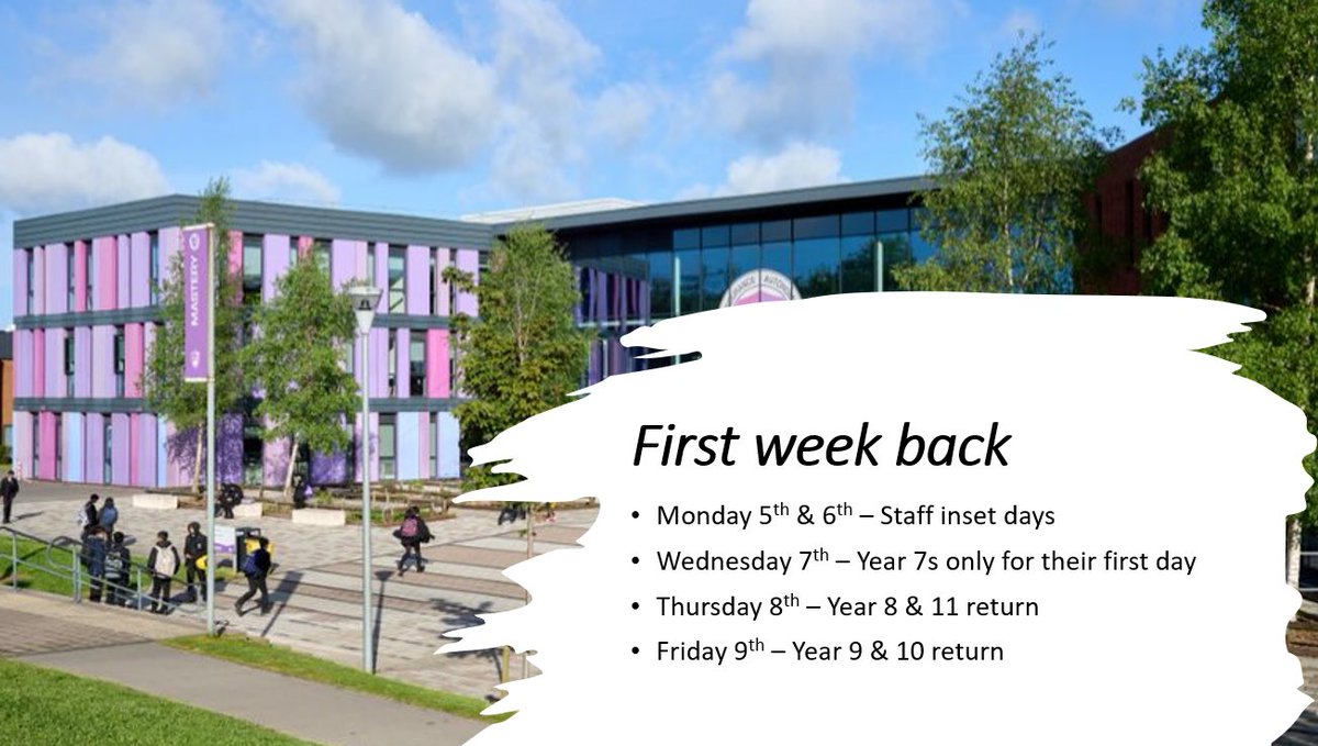 PastoralToan's tweet image. We can’t wait to see all of our amazing students this week. 
Please read the arrangements below so students return back to the Academy on the right day and at the right time. 
Let’s go TEAM TOAN ❤️💪⬇️
@OldhamAcademy