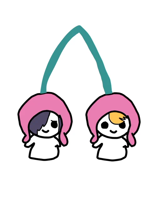 肉とフランケンと推しカプ合体2連さくらんぼちゃん 