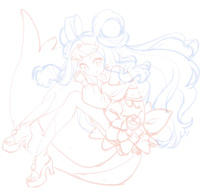 久々に絵描いてるよアピ 