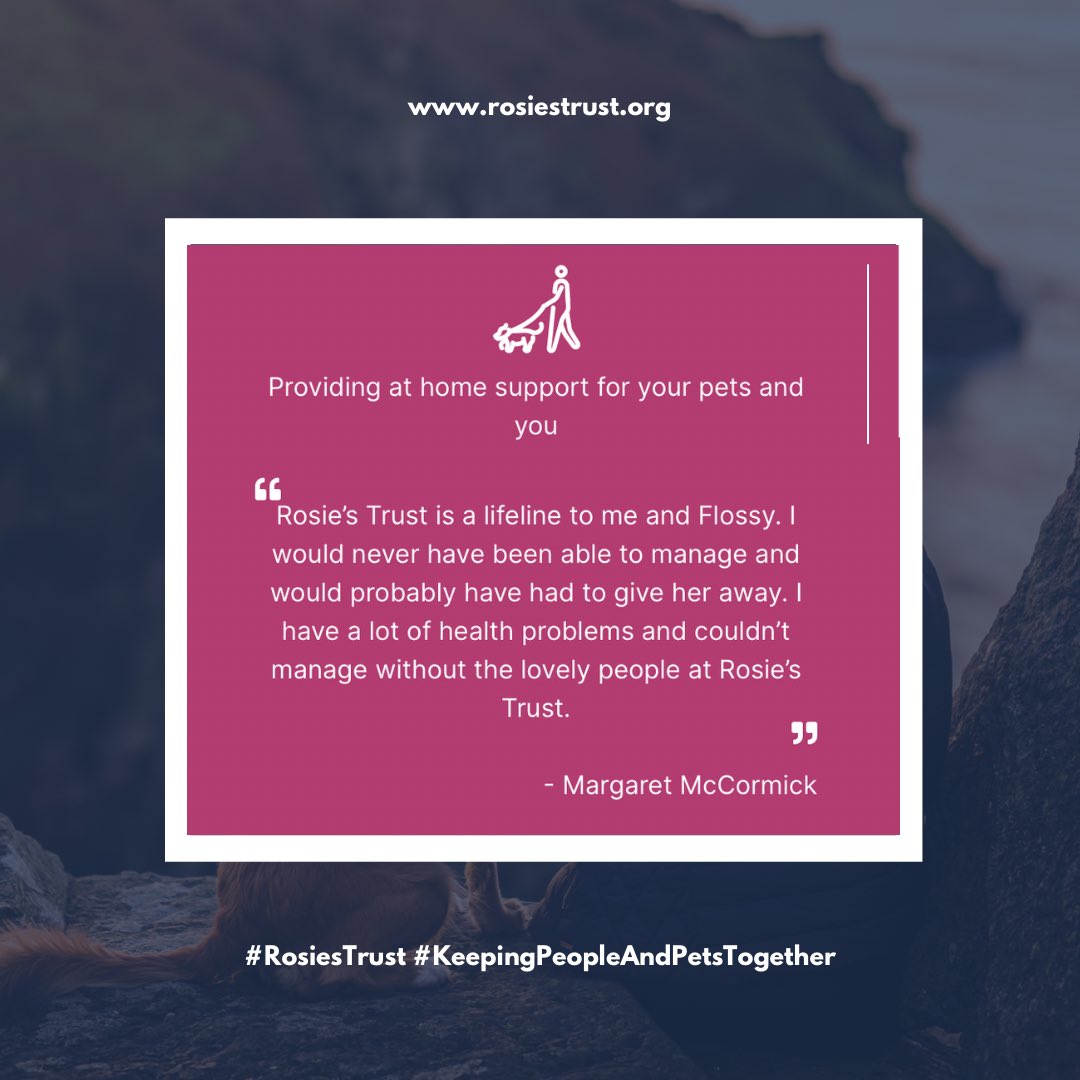 RosiesTrust's tweet photo. βWe cannot do all the good the world needs but the world needs all the good we can doβ
πππ https://t.co/Oa10vtWJnC πππ
#RosiesTrust #Charity #NorthernIreland #KeepingPeopleAndPetsTogether https://t.co/kStXEreKxV