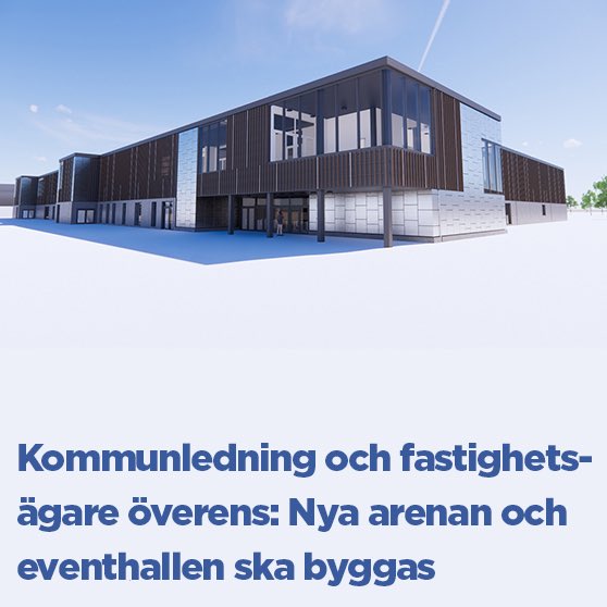 Pressmeddelande: Kommunledning och fastighetsägare överens: Nya arenan och eventhallen ska byggas

vastervik.se/Kommun-och-pol…

#vvik #västervik #VästerviksKommun #TjustFastigheter #twittpuck #arena #eventhall