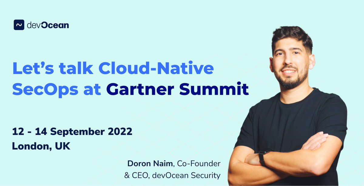 #GartnerSec London is just around the corner! If you'll be there, let's meet. We'll show you how to solve your #cloudnative #secops challenges. Use the link to book a time. devocean.security/lp/gartner-sec…