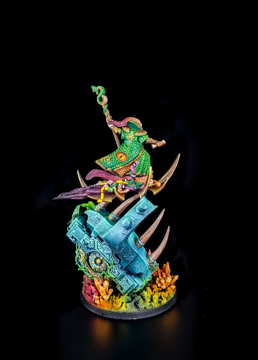 Change is coming! 
Old ltd ed GW model
A toad met with an accident.. 
Freehand scales &amp; eye inspired by HopeRiver's version, skin by Ana's