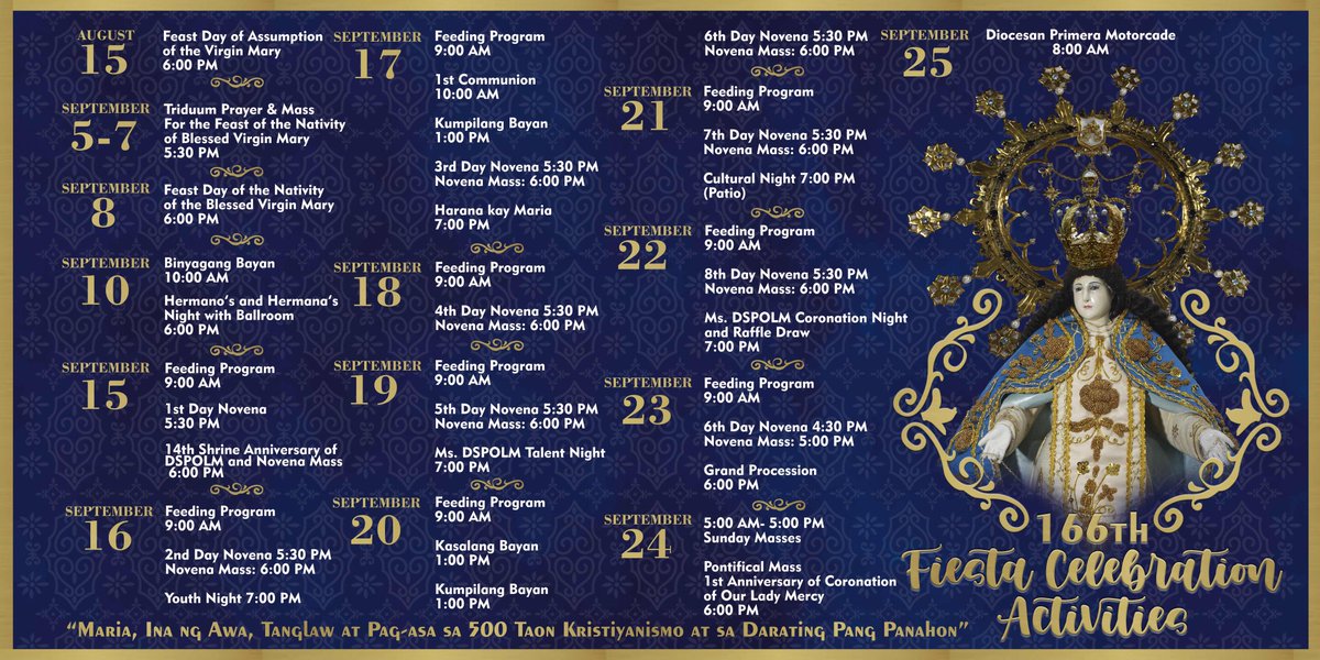 dspolmnova's tweet photo. #166THFIESTA #DSPOLM166 #InaNgAwa #InaNgNovaliches #DSPOLM #Since1856 #ASanctuaryofGodsLoveandMercy https://t.co/NEC9O5IupP
