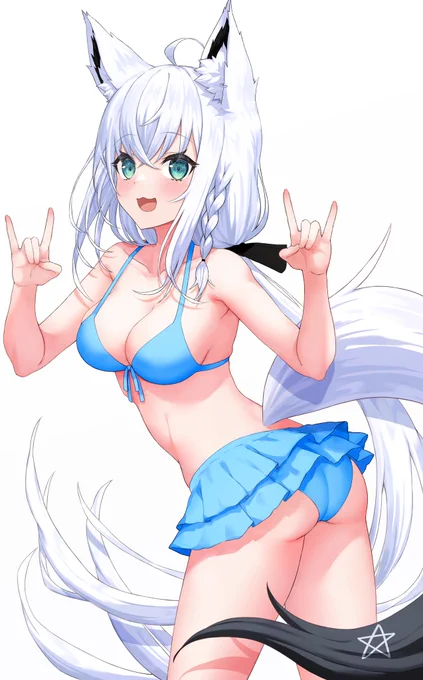 水着フブキ#絵フブキ 
