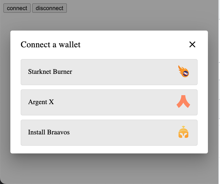 The easiest way to use <a href="/StarknetBurner/">Starknet Burner</a> is to use it from get-starknet or starknet-react/core . We have put a an example of the integration in github.com/dontpanicdao/s…