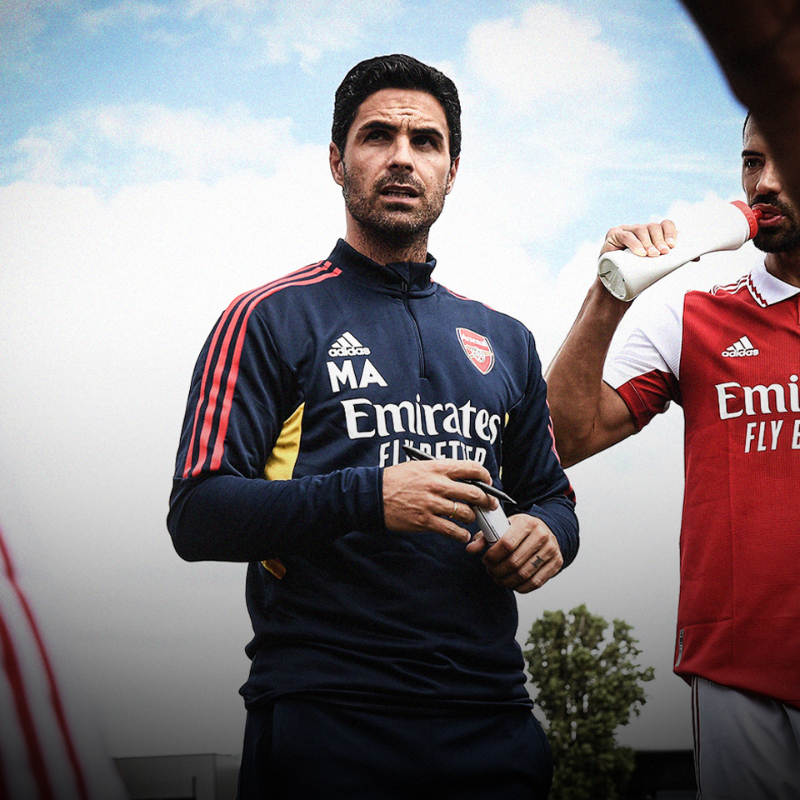 GoalNews's tweet photo. Mikel Arteta and Arsenal have shown Manchester United how a squad rebuild should be done 👏