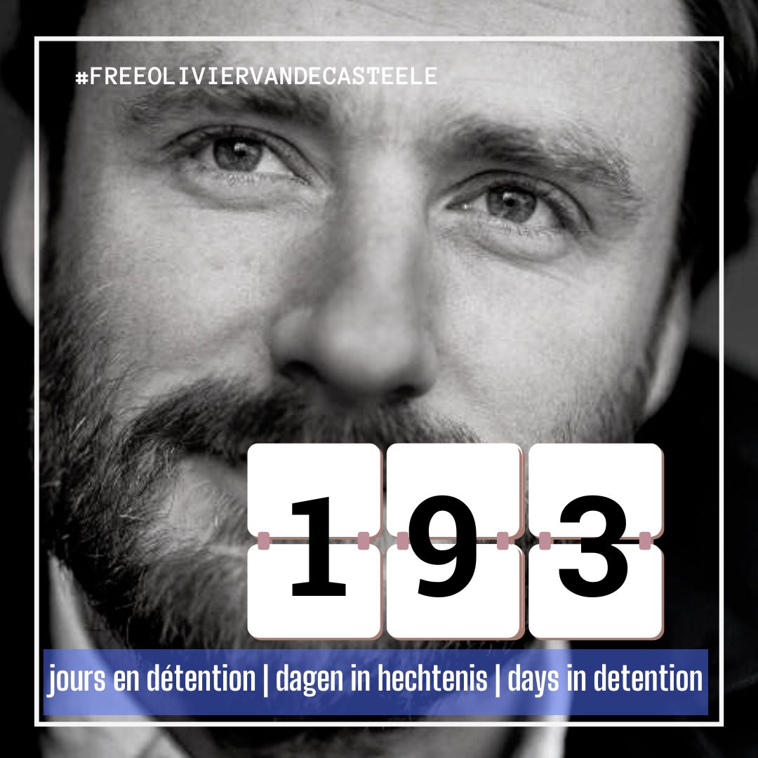 FreeOlivierVDC's tweet photo. 😢 Everyday is a day too much… You are missed … 💔
#193days of unjust detention for Olivier 😢
Support #freeoliviervandecasteele 👇
Sign & share the petition requesting his immediate release https://t.co/Lt2s0allym ✍️
#Thankyou #notatarget #oliviervandecasteele 🙏 https://t.co/GHqQPrGJmJ