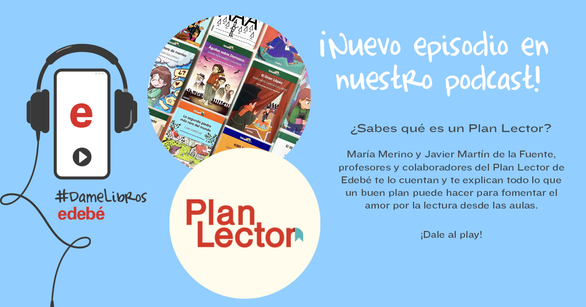 GRUPOEDEBE's tweet photo. 📖📚 María Merino y Javier Martín de la Fuente, profesores y responsables del Plan Lector de Edebé, te proponen estrategias que, a través de la lectura, apoyan la educación en valores de los alumnos y potencial el amor por los libros desde las aulas. 

▶️ https://t.co/gGkqi6xeiB https://t.co/mJc7qFutYa